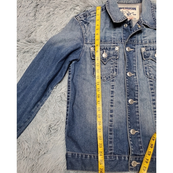 True Religion truckers denim jacket size M - Picture 8 of 9